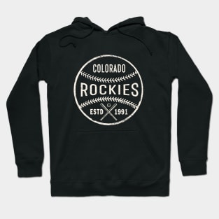 Vintage Colorado Rockies by Buck Tee Originals Hoodie